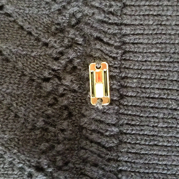 NWT Tommy Hilfiger Cotton Shrug Cardigan Sky Captain Navy Size M - Picture 6 of 9